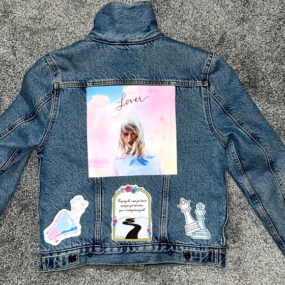 Custom Swift Sherpa/jean jacket - Picture 4 of 15